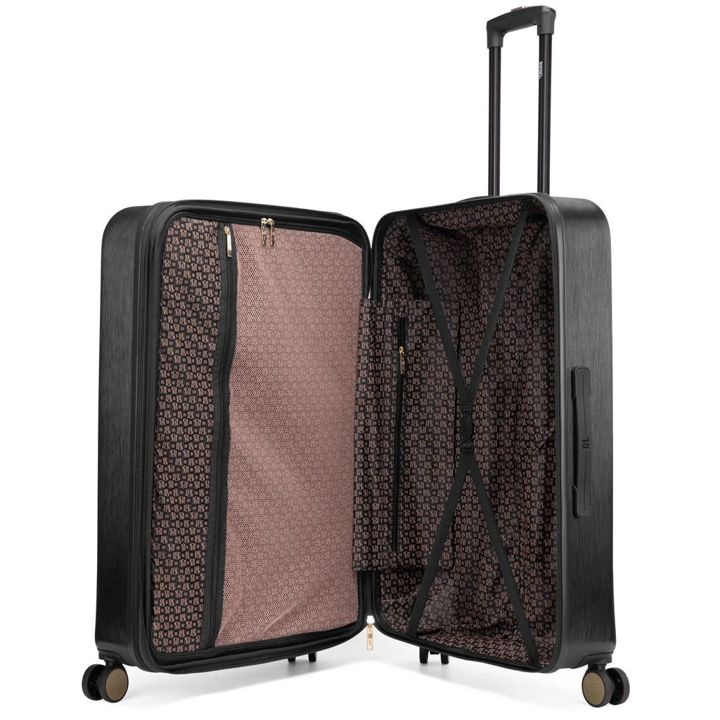 Diamond 3 Piece Expandable Chic Luggage Set-2